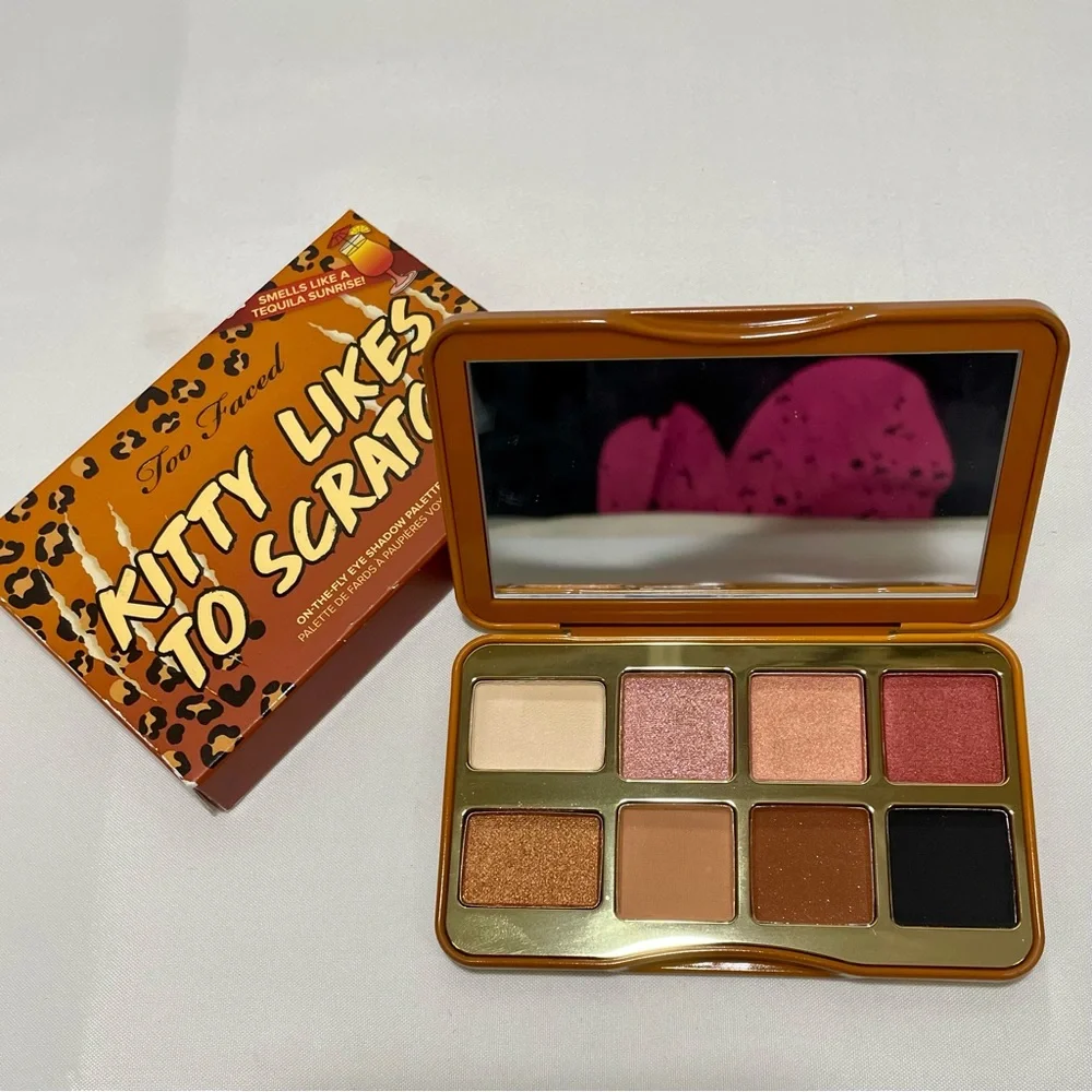 Too Faced Kitty Likes to Scratch On-the-Fly Eyeshadow Palette, NWT